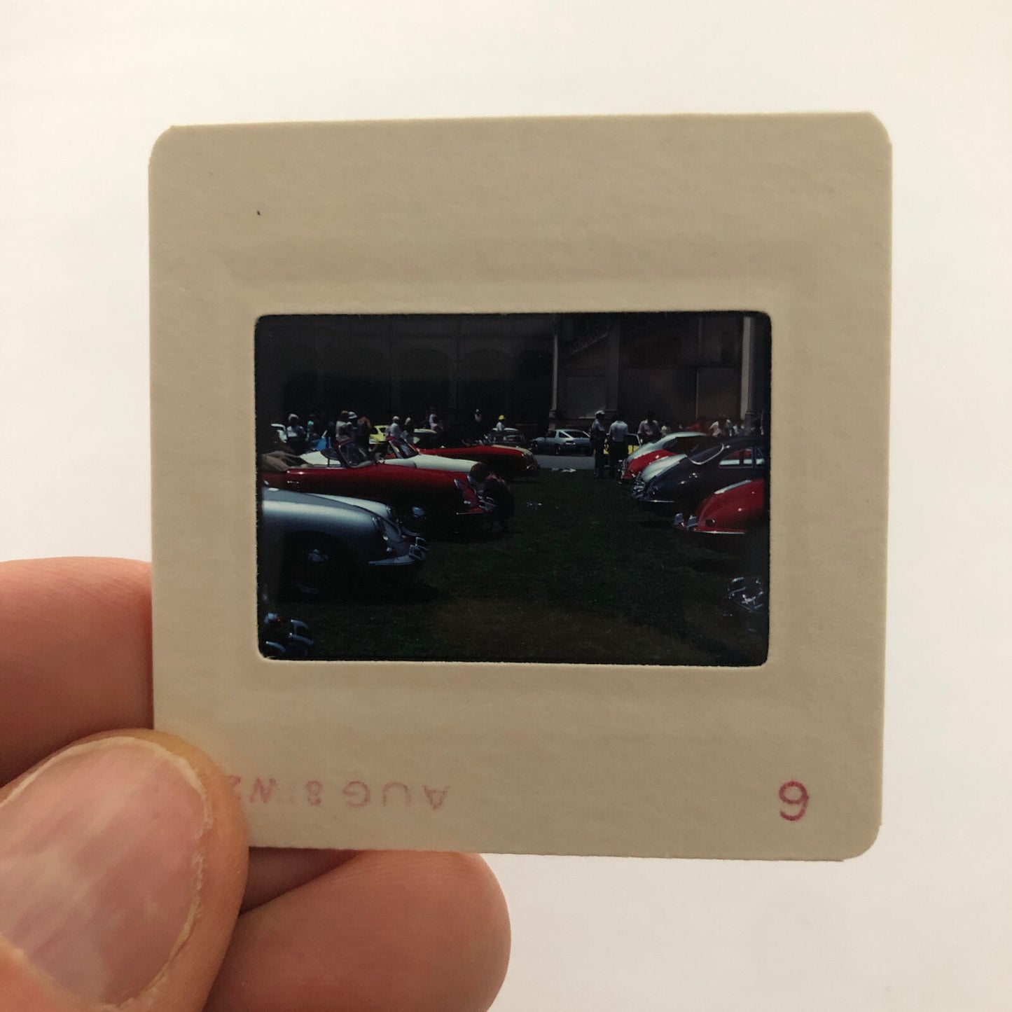 Porsche 356 Car Show 35mm Photo Slide Vintage 1981