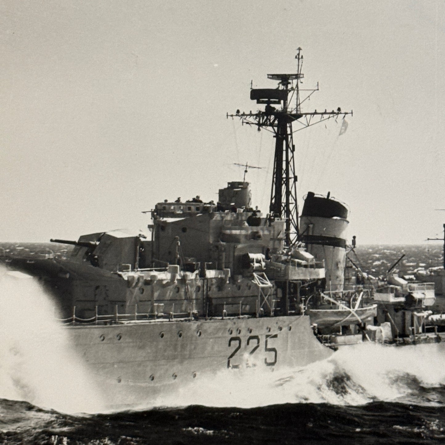 Military Navy Ship Boat Photo Photograph Print Vintage Canadian