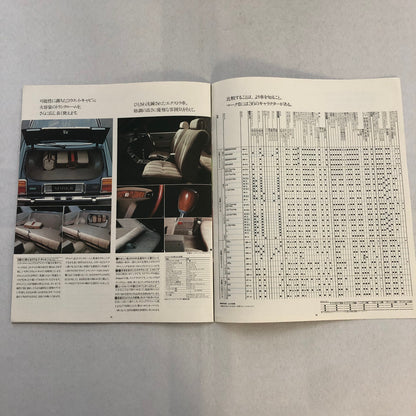 Toyota Mark II Car Sales Brochure Catalog Advertising Japanese Text JDM