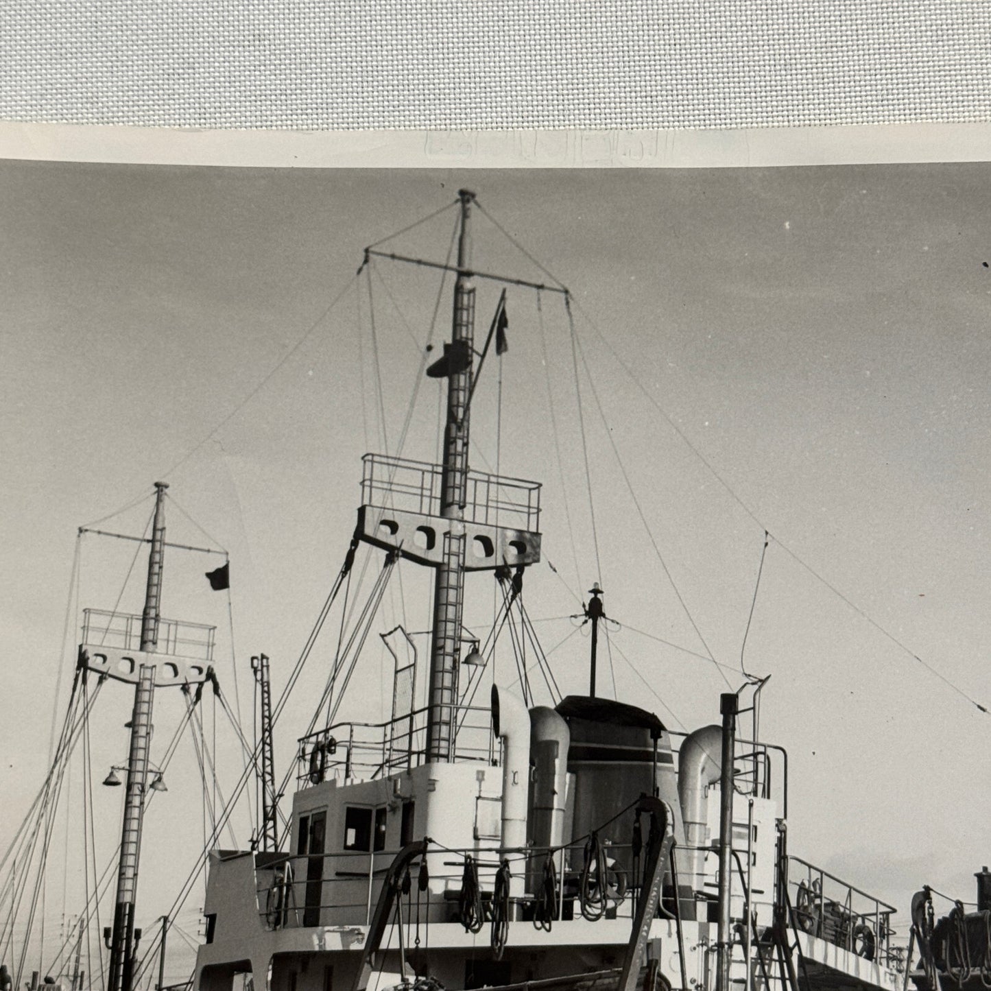 Vintage Ship Boat Photo Photograph German Freighter Hemlingen St Lawrence River