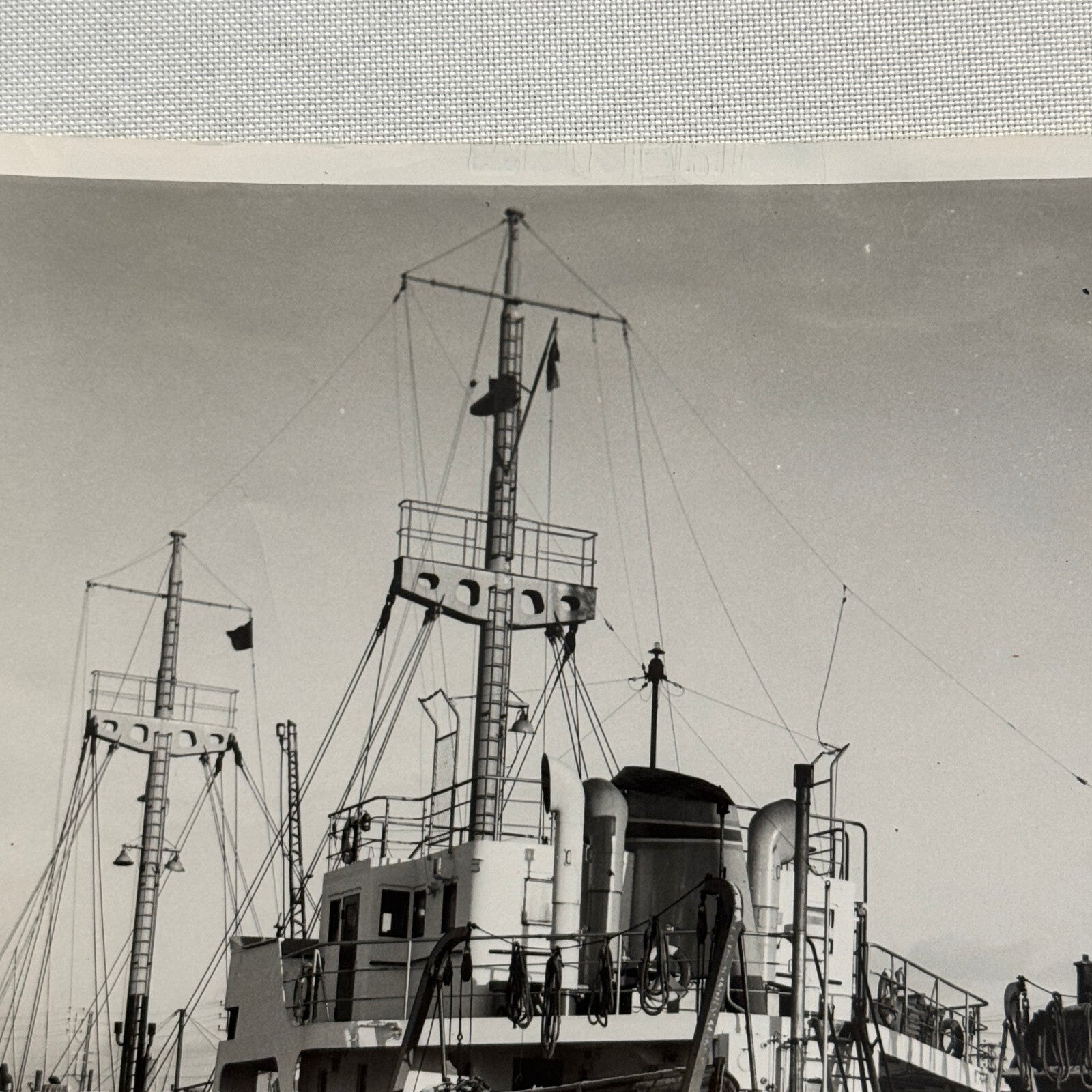 Vintage Ship Boat Photo Photograph German Freighter Hemlingen St Lawrence River