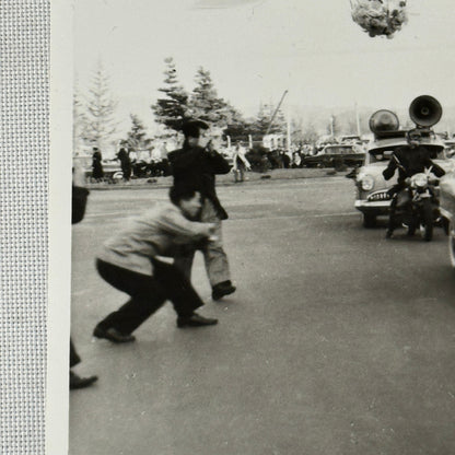 Vintage Toyota Toyopet London to Tokyo Rally Factory Photo Photograph