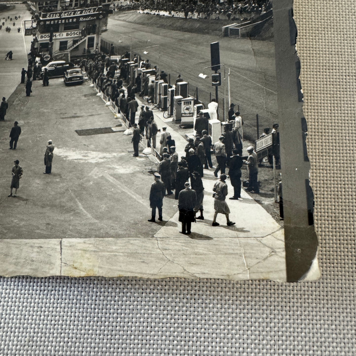 Vintage Nurburgring Racing Circuit Motorcycle Bike Race Postcard Post Card