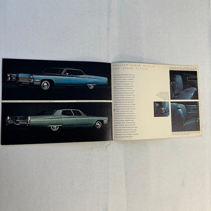 1968 Cadillac Car Sales Brochure Catalog Fleetwood Brougham Eldorado DeVille