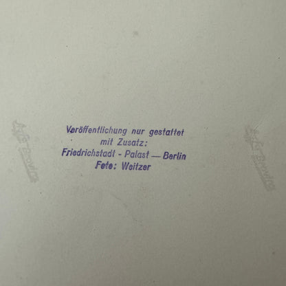 Vintage Circus Acrobat Tumbling Performer Act Photo Photograph Berlin 1953