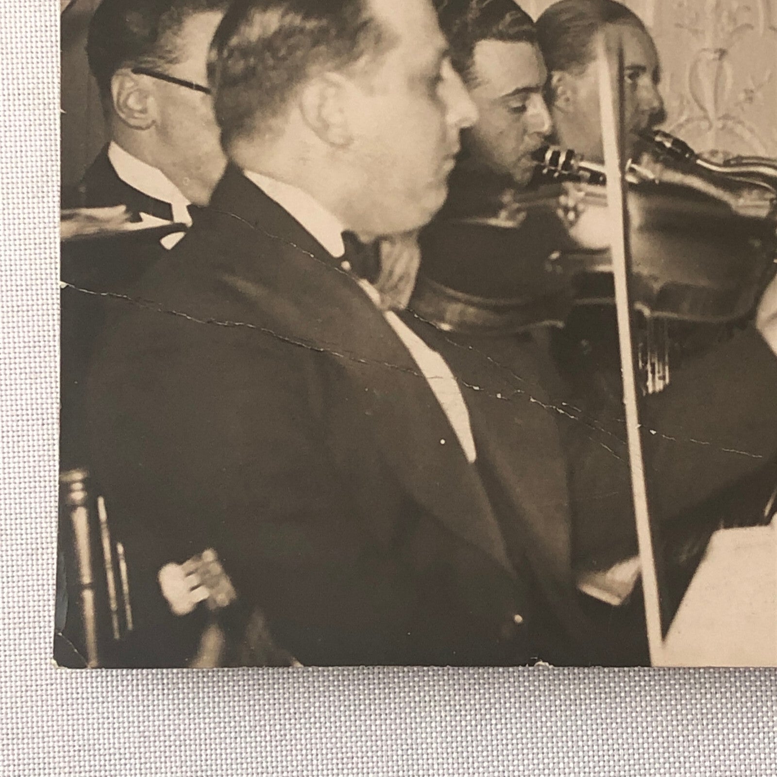 Vintage Press Photo photograph Musician Conductor Music Orchestra UK Britain