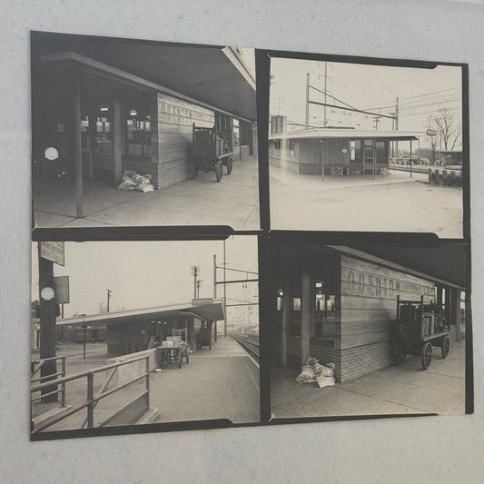 Vintage Pennsylvania Railroad Photo Contact Sheet Photograph Al Paul Lefton
