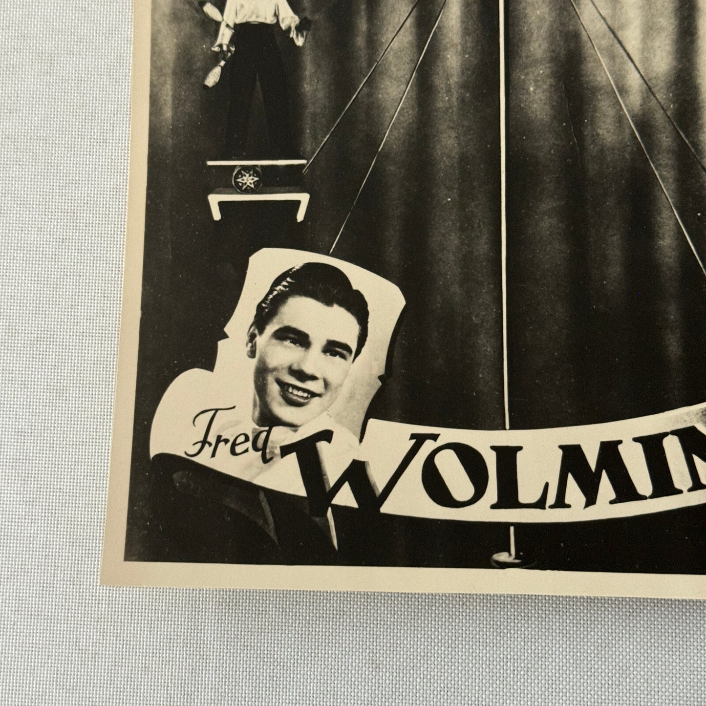 Vintage Circus Juggling Acrobat Act Fred Wolmin and Partner Photo Photograph