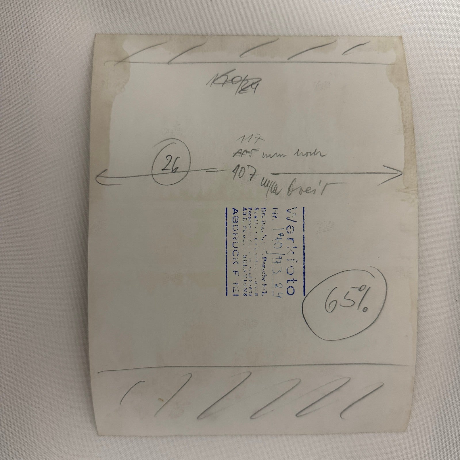 Vintage Jody Scheckter Photo Racing Driver Porsche Werkfoto Press Photograph