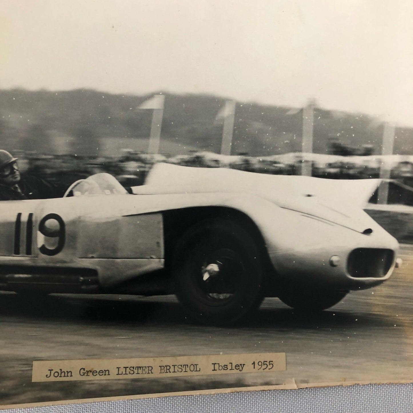 1955 John Green Lister Bristol Ibsley Racing Car Photo Photograph Image 