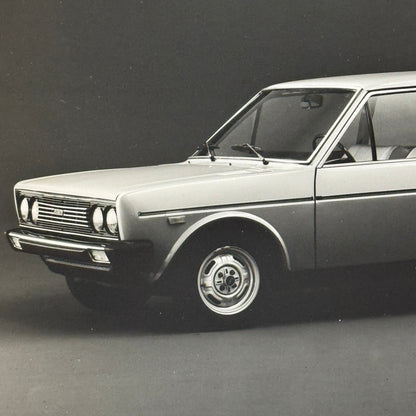 Fiat 131 Car Factory Press Photo Photograph Print Vintage