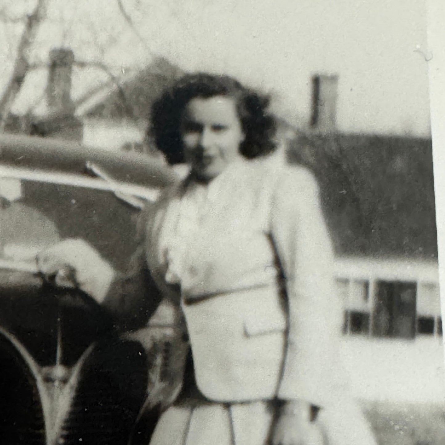 Vintage Car Automobile Photo Photograph Print Women with Vehicles