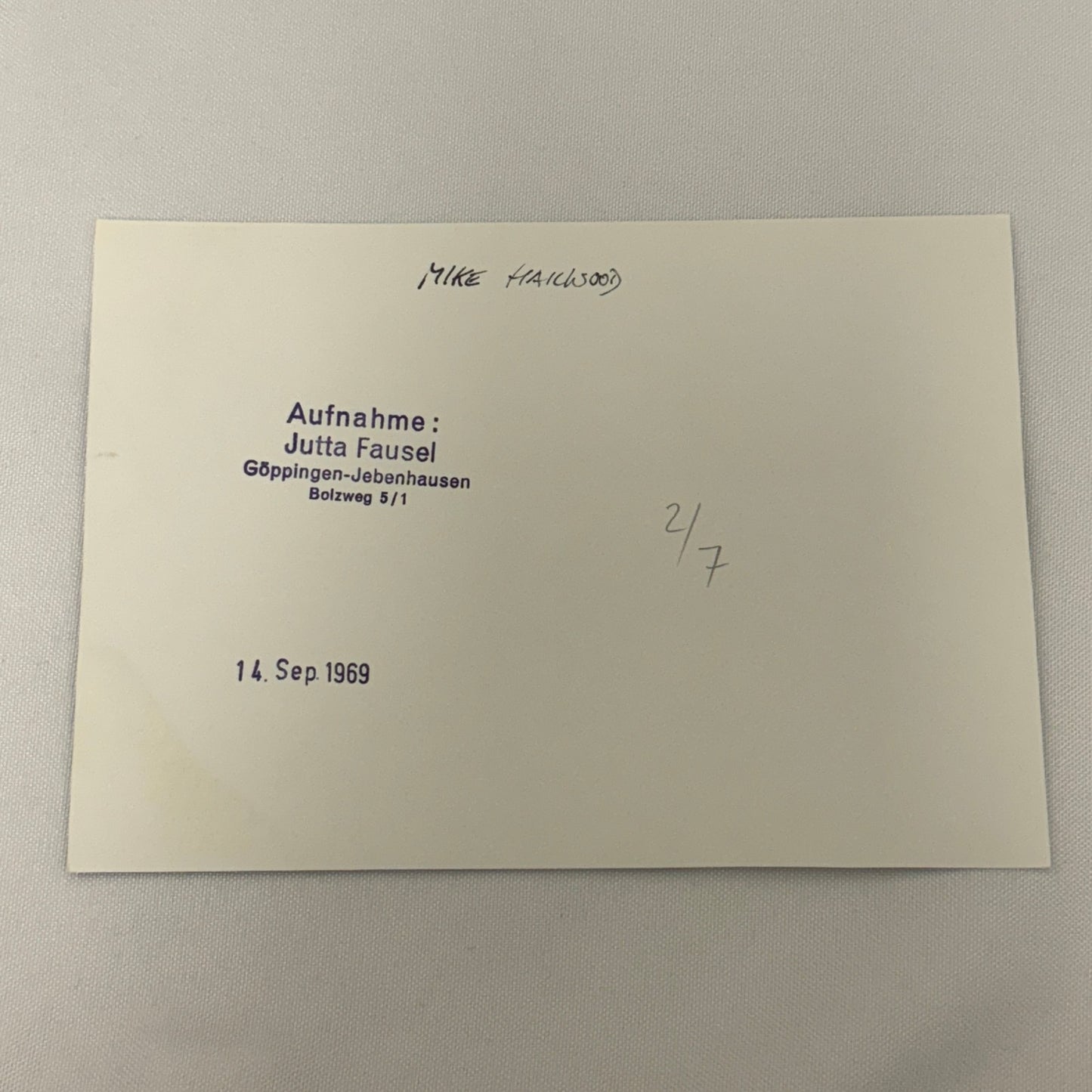 Vintage Racing Photo Mike Hailwood Driver Motorsport Photograph 1969