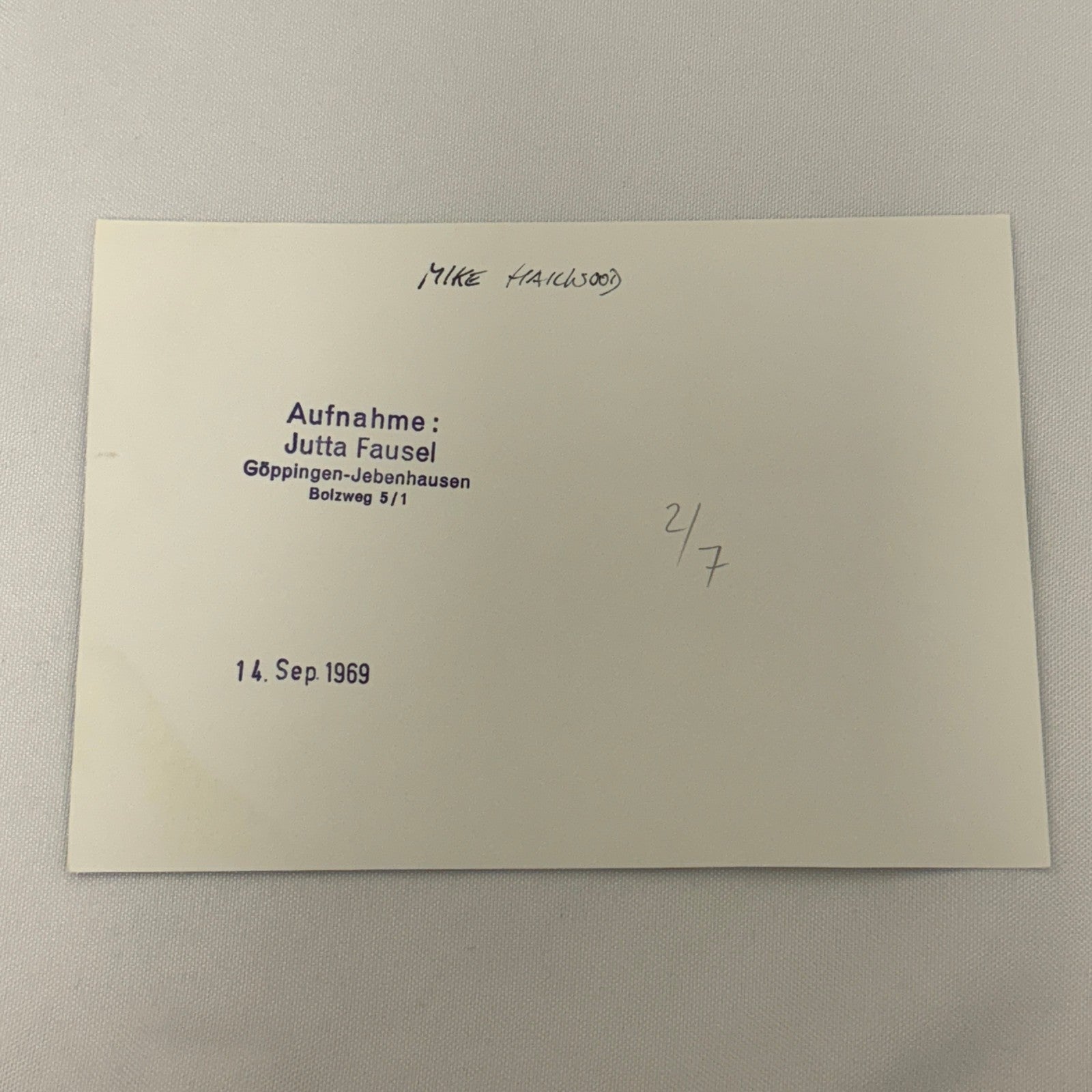 Vintage Racing Photo Mike Hailwood Driver Motorsport Photograph 1969