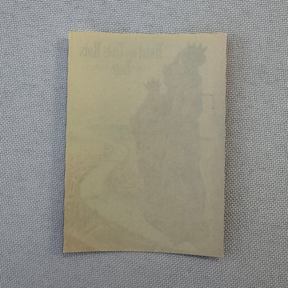 Vintage Hotel Travel Label Hotel de Trois Rois Switzerland Swiss