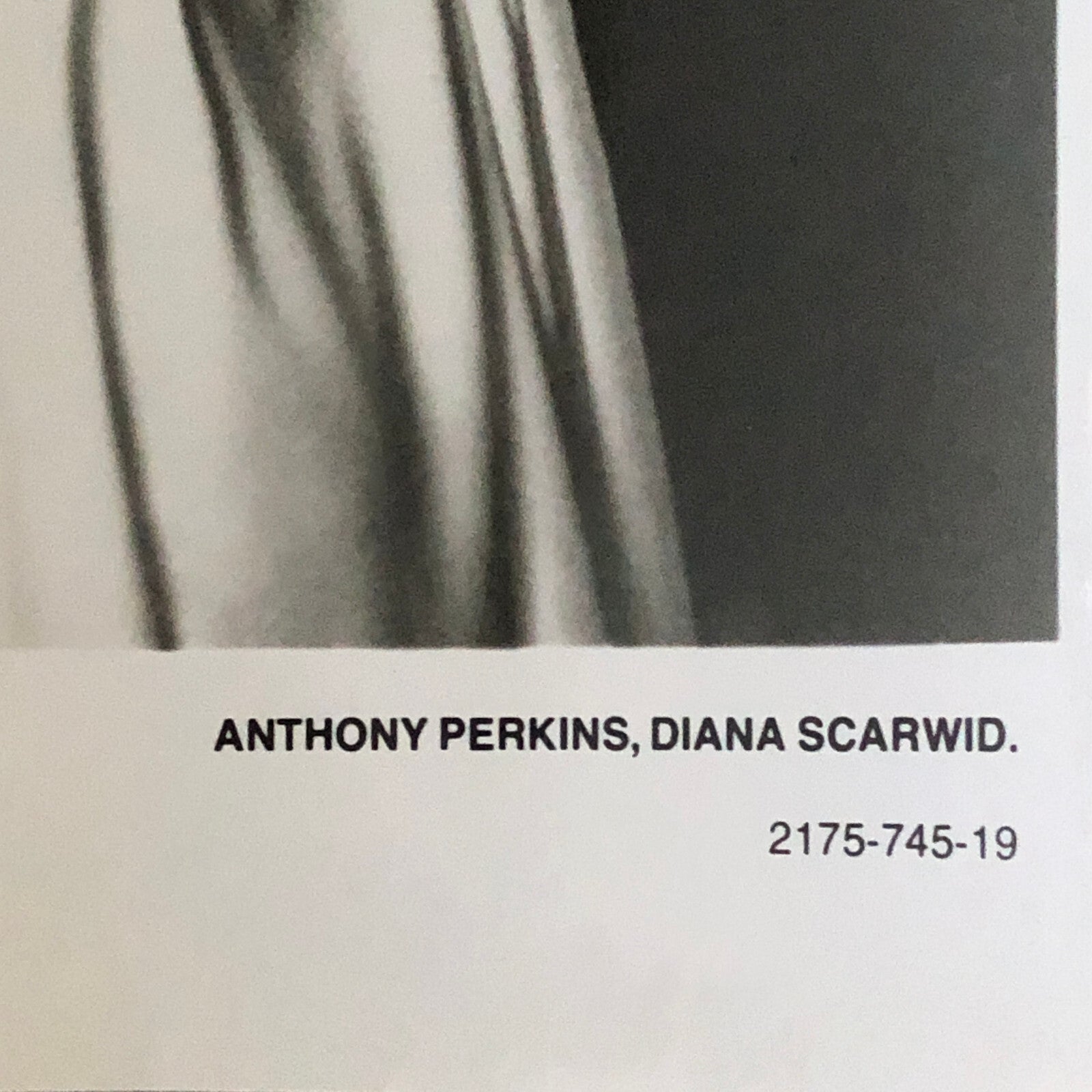 Psycho III Movie Film Press Photo Photograph Anthony Perkins Diana Scarwid