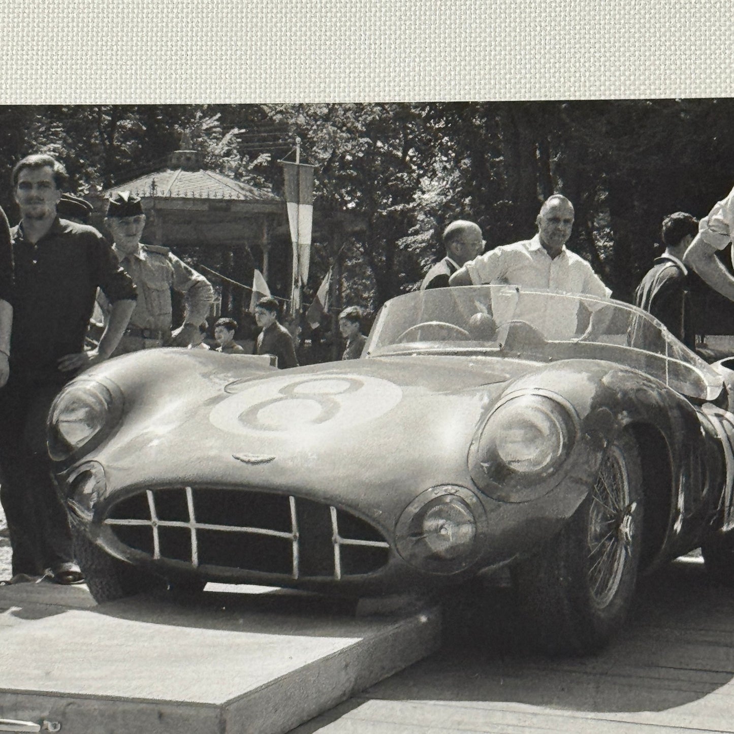 1960 LeMans Aston Martin DBR1 Racing Car Vintage Image Modern Print Ian Baillie