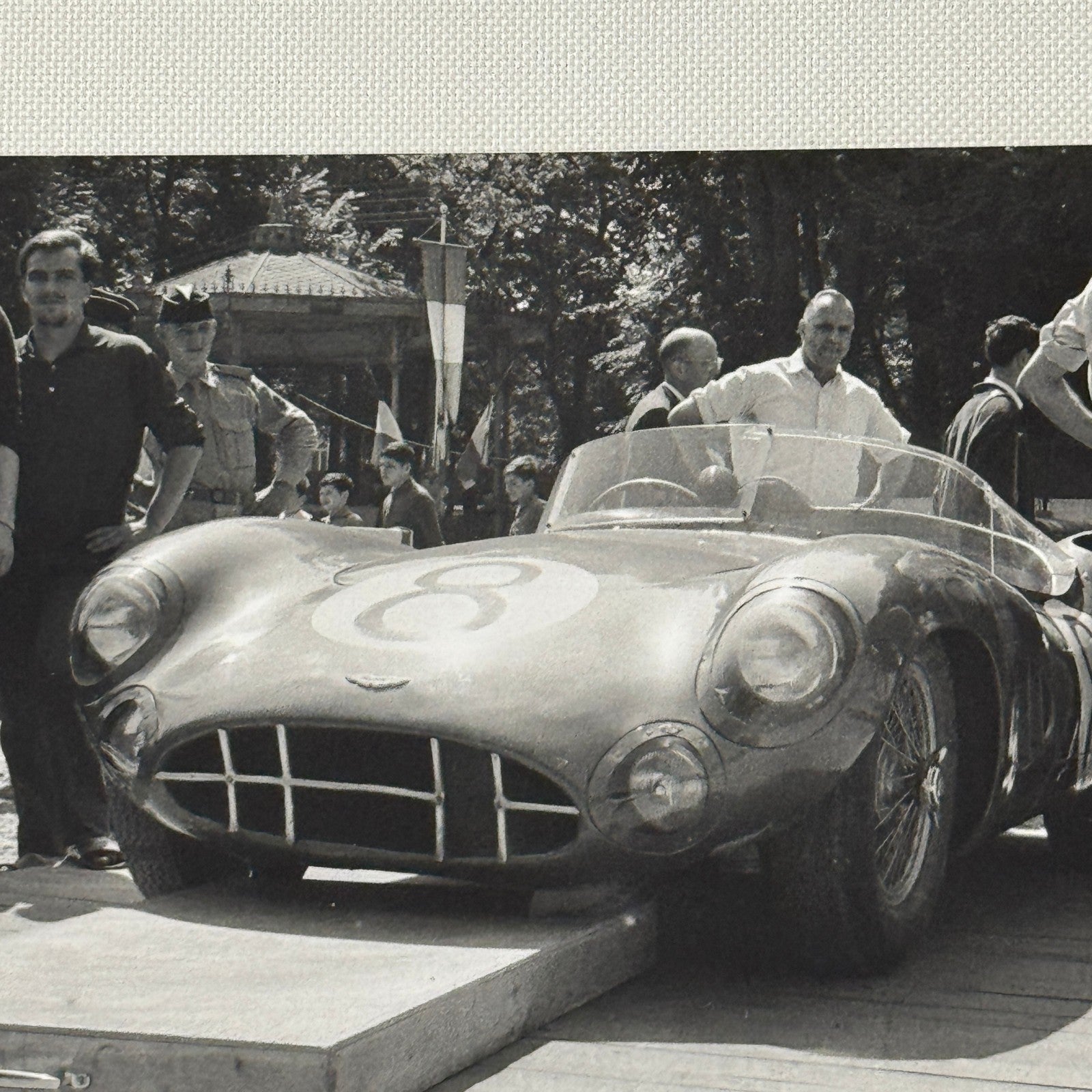 1960 LeMans Aston Martin DBR1 Racing Car Vintage Image Modern Print Ian Baillie