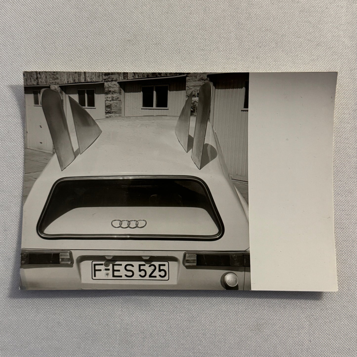 Vintage Audi Aerodynamic Concept Car Photo Photograph Print Lot 2x