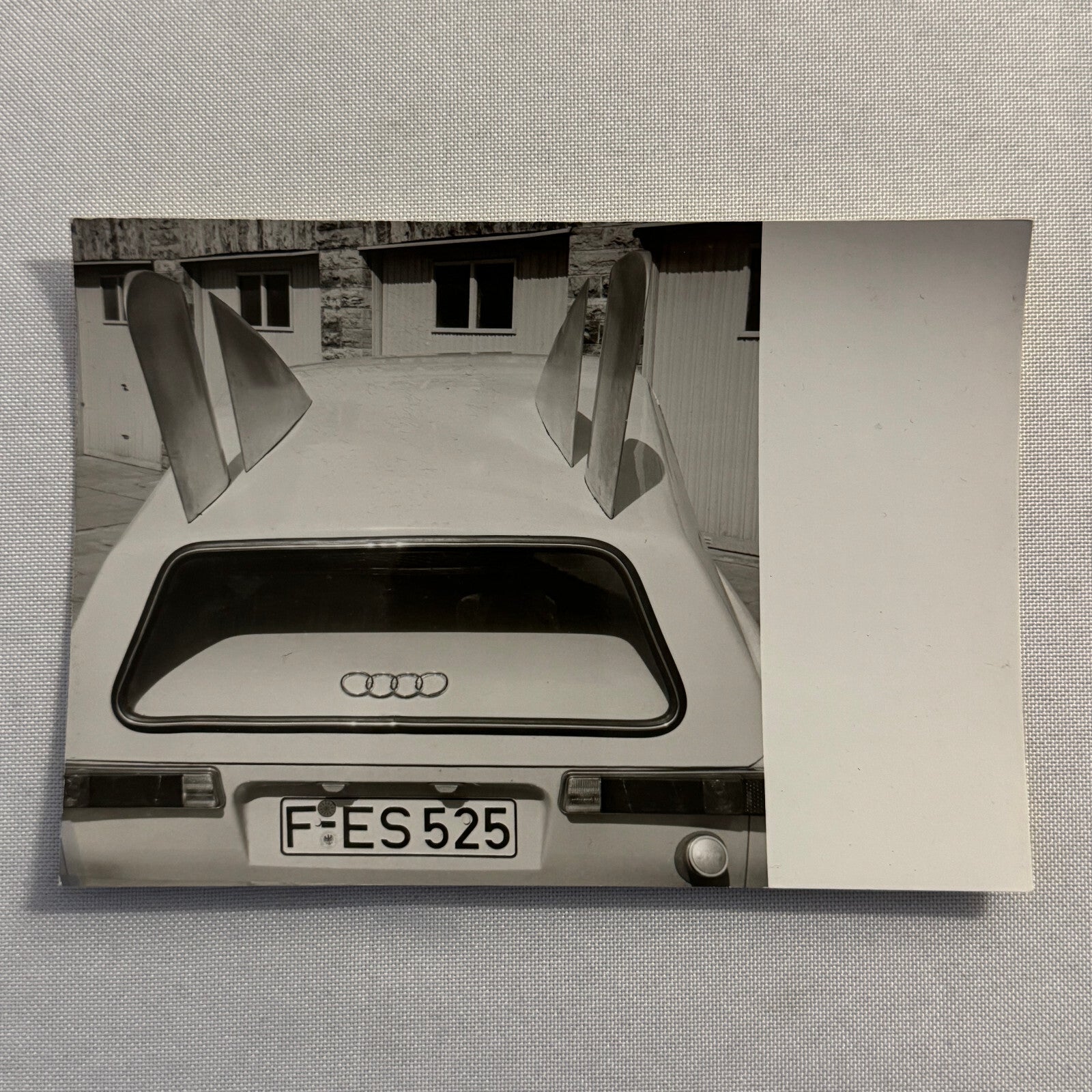 Vintage Audi Aerodynamic Concept Car Photo Photograph Print Lot 2x