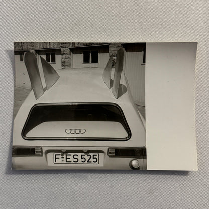 Vintage Audi Aerodynamic Concept Car Photo Photograph Print Lot 2x