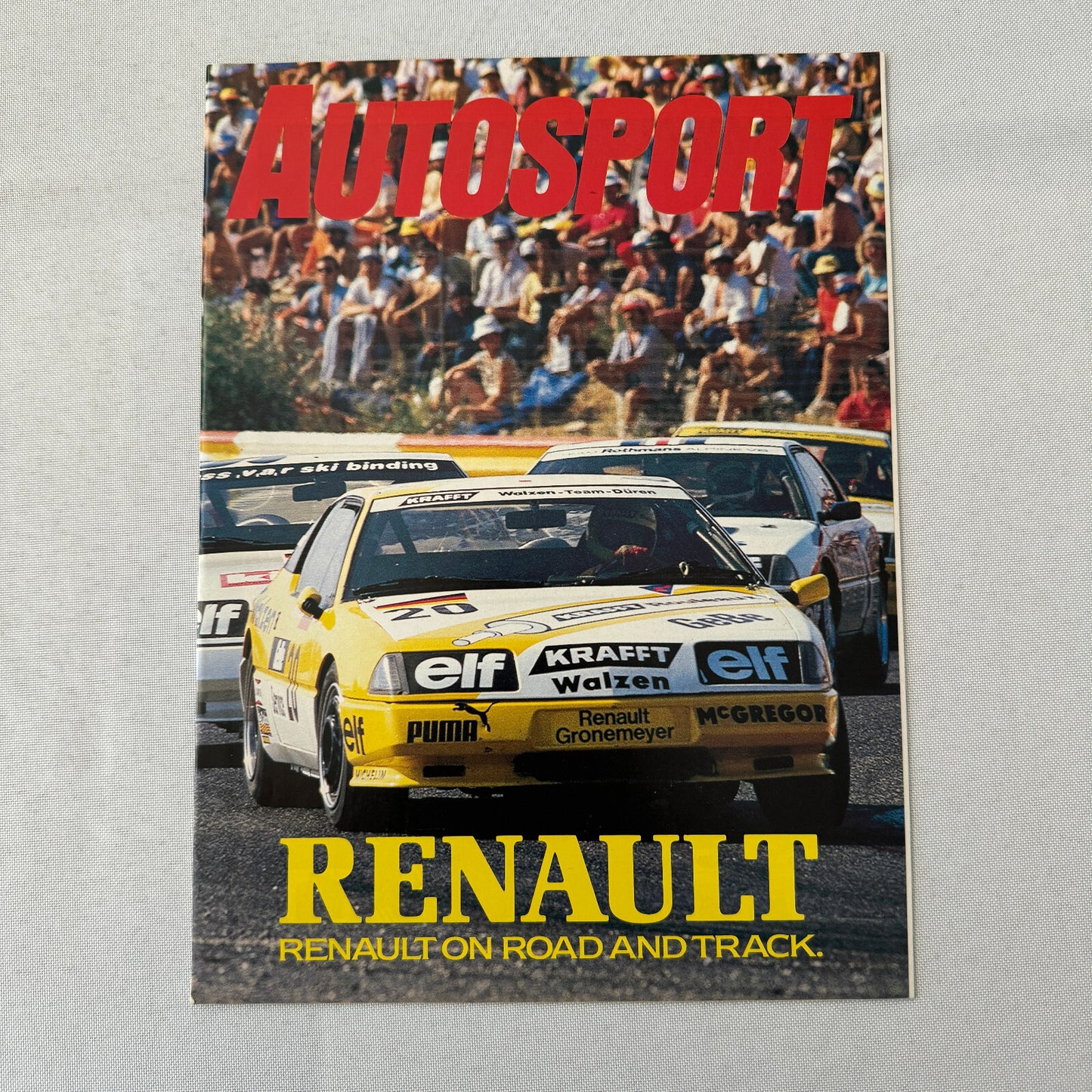 1986 Renault Racing Autosport Supplement Formula One F1 Renault 5GT Turbo ELF +