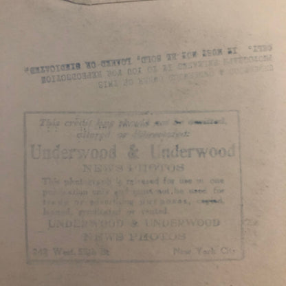 Press Photo Photograph New York City Bankers Club Chef Underwood & Underwood