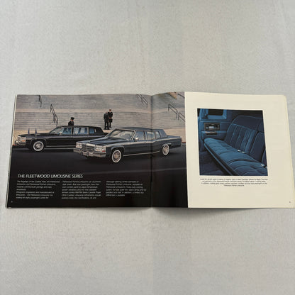 1984 Cadillac Sales Brochure Catalog Sedan Coupe DeVille Fleetwood Brougham