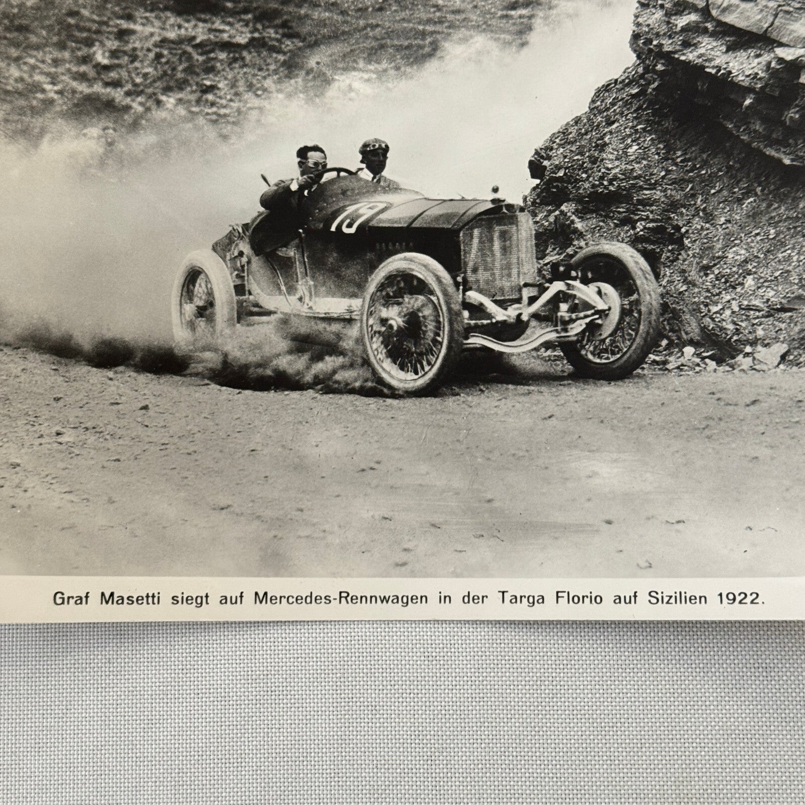 1922 Targa Florio Graf Masetti Mercedes Benz Racing Car Photo Photograph