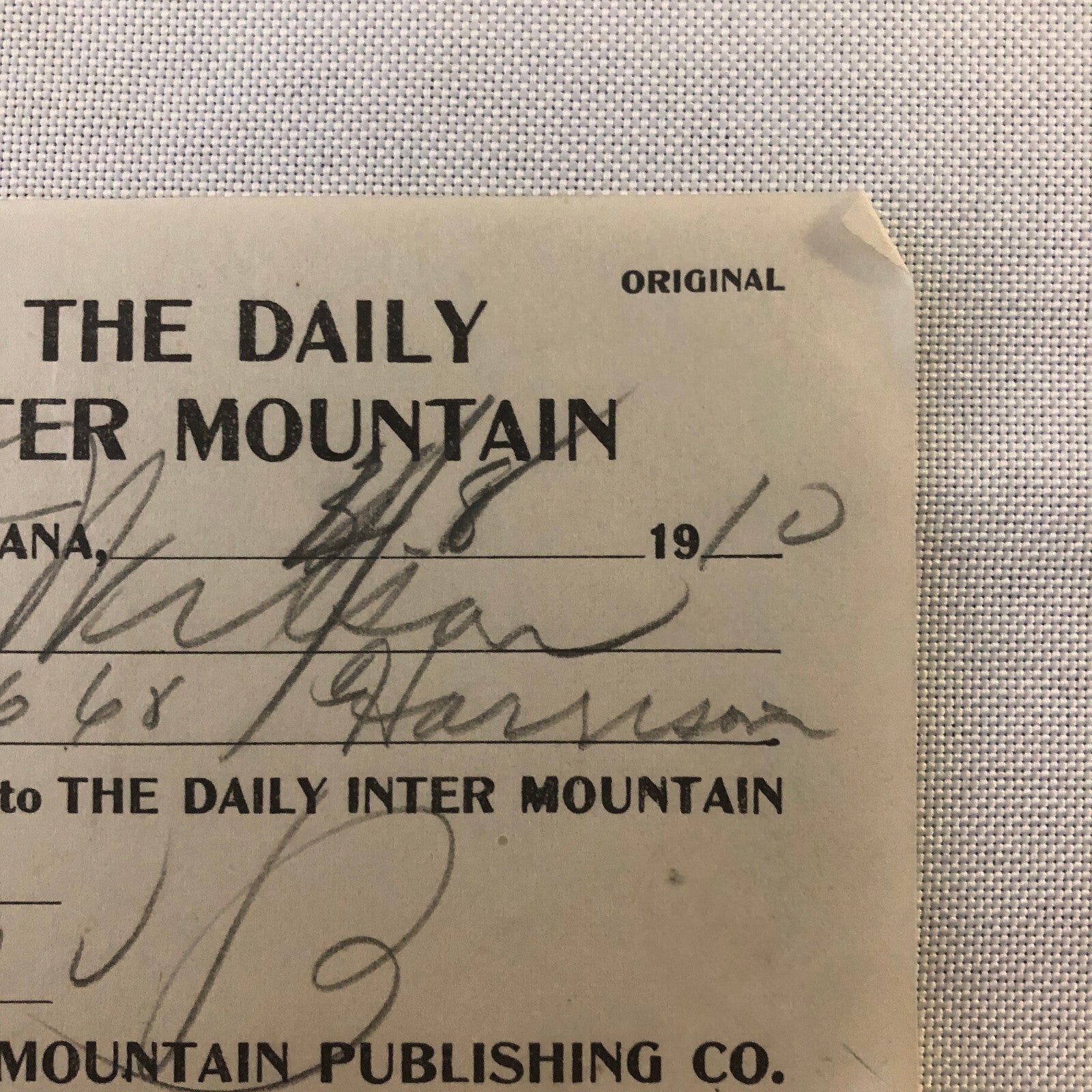 The Daily Inter Mountain Butte Montana Newspaper Document Ephemera Lot 18x 1910s