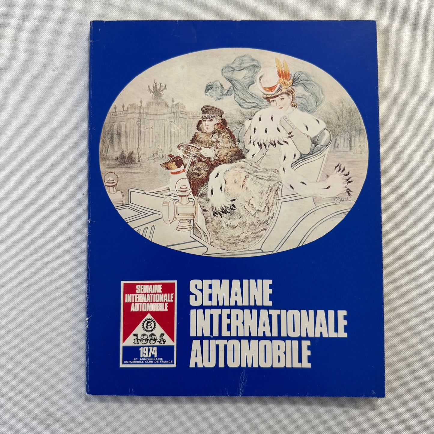 1974 Automobile Club de France 80th Anniversary Press KIt Brochure Bugatti +