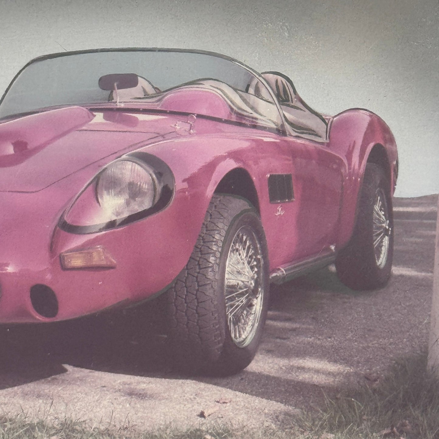 Vintage Sbarro Kit Car Concept Car Photo Photograph Franco Sbarro Roadster