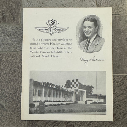 Vintage Indianapolis Motor Speedway Souvenir Brochure Program History Indy