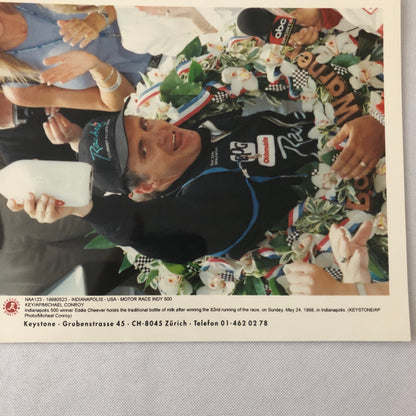 Vintage Indy Indianapolis Racing Photo Photograph Eddie Cheever Win 1998
