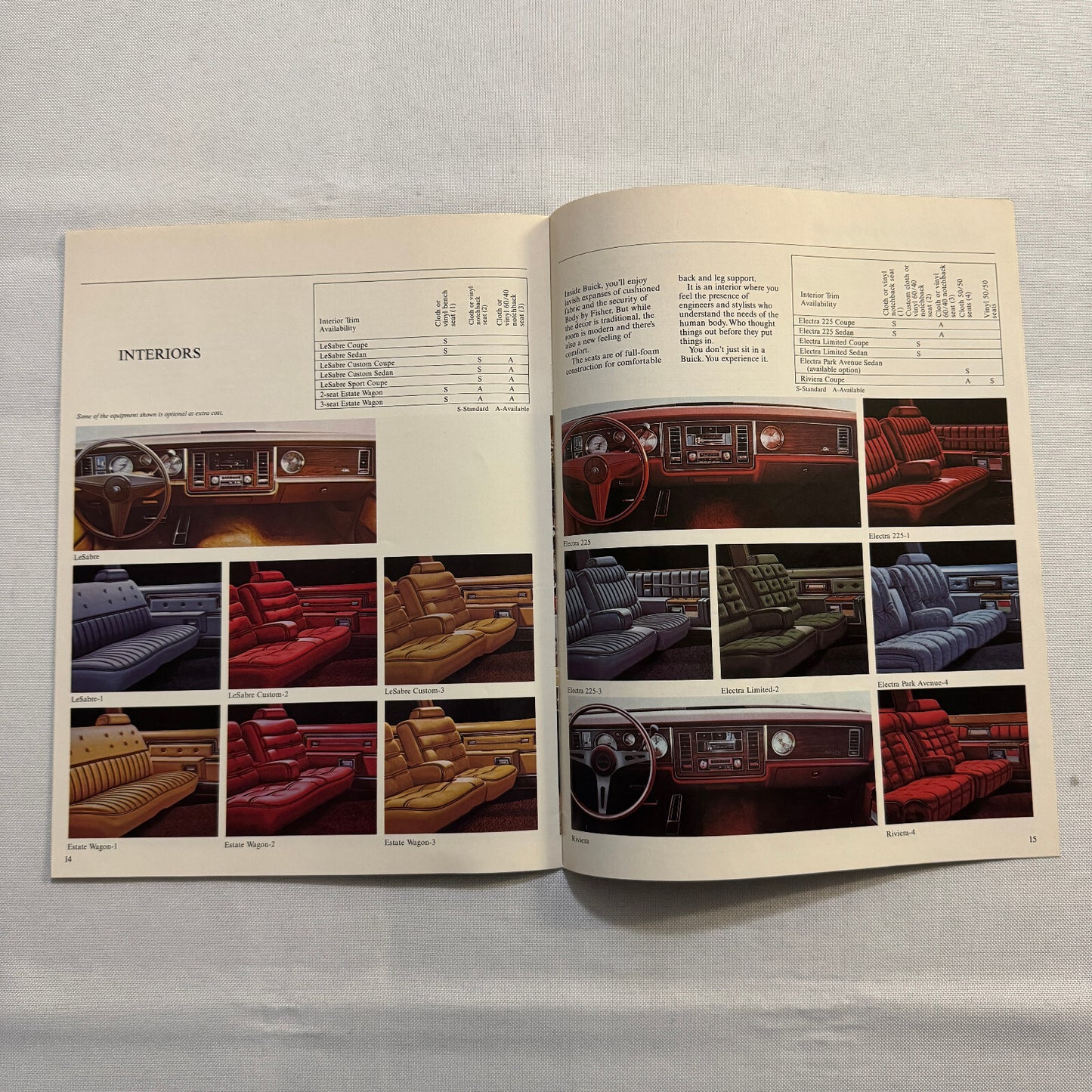 1977 Buick Car Sales Brochure Catalog Buick LeSabre Buick Electra Buick Riviera