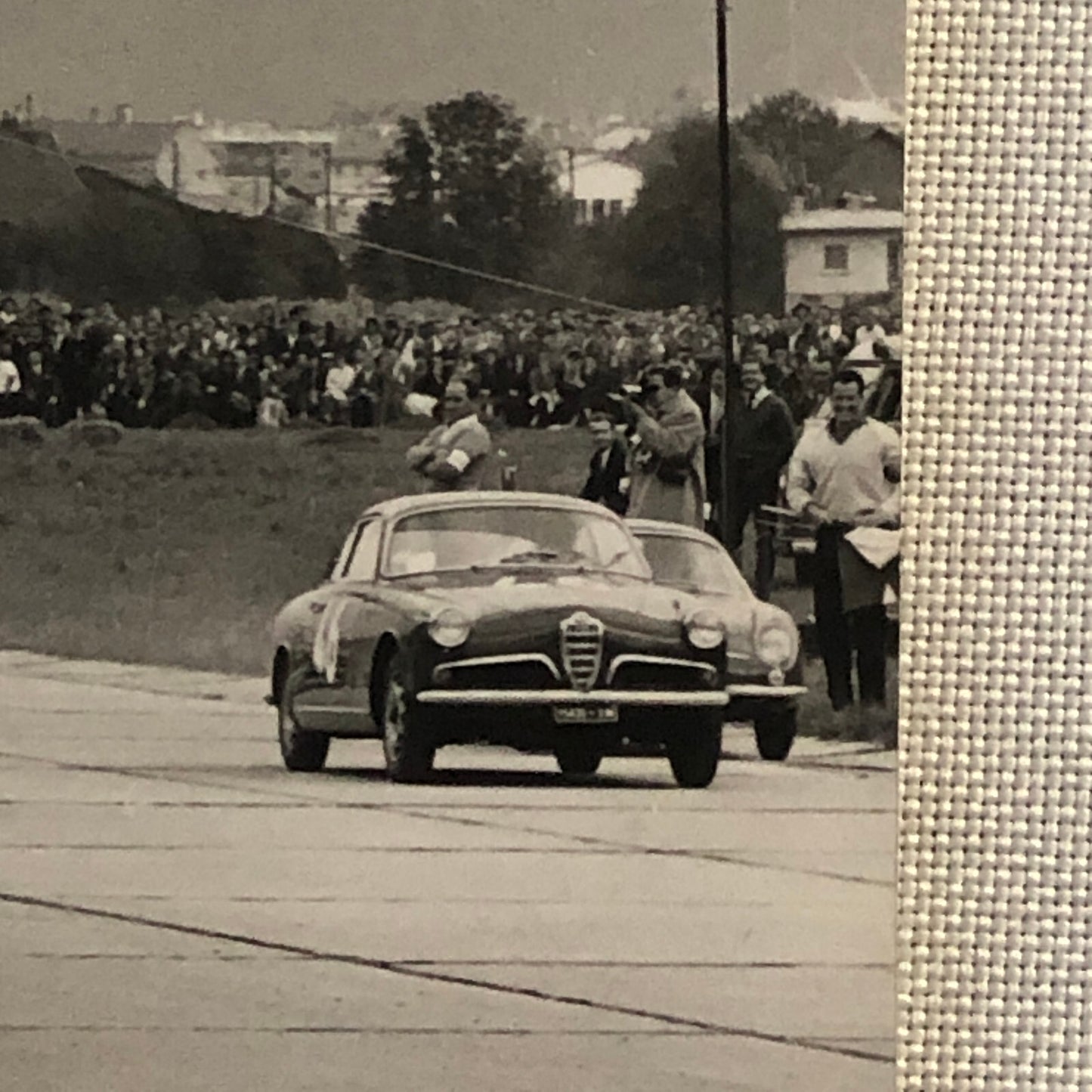 Vintage Racing Photo Photograph Alfa Romeo Fiat Abarth + Zurich M. Pichler 
