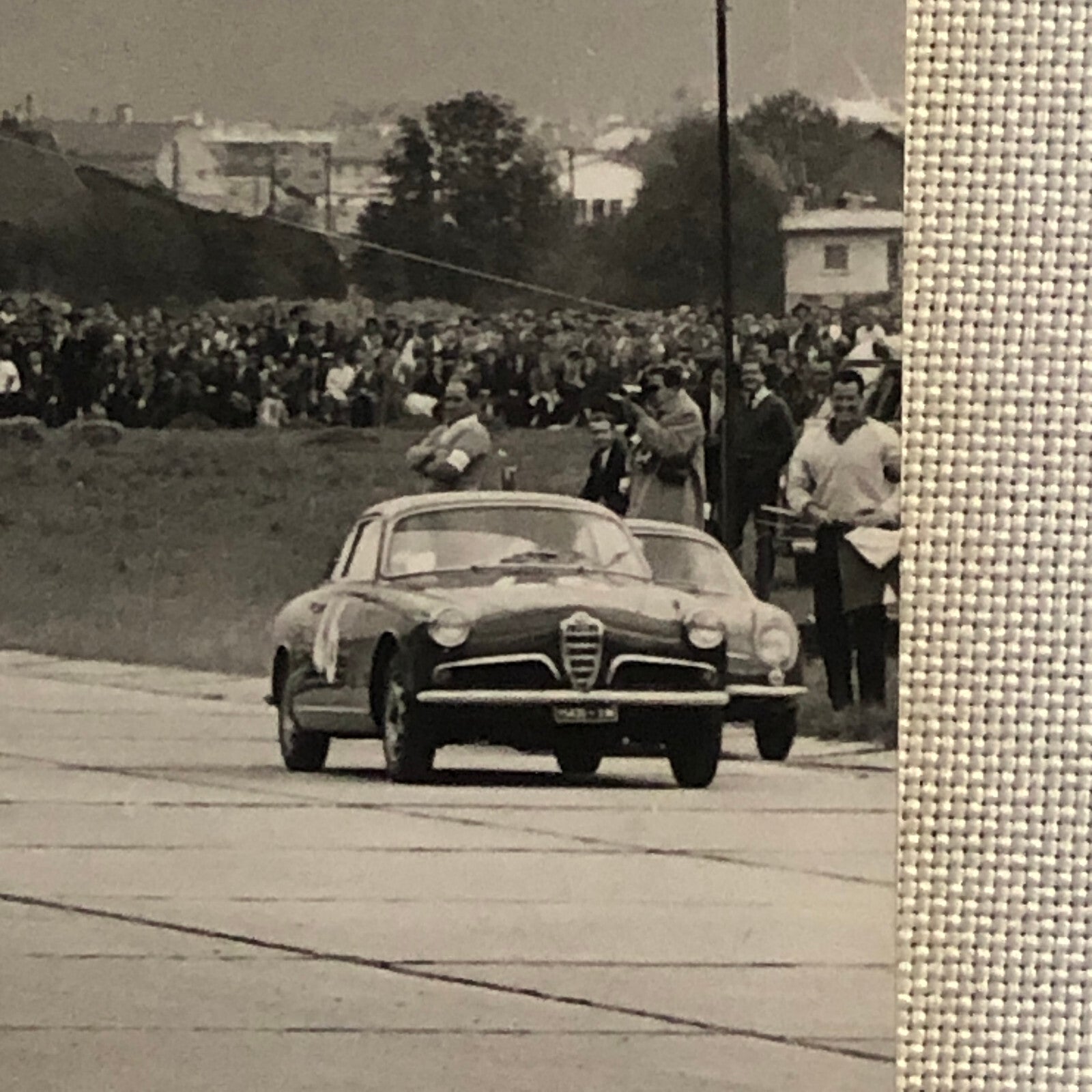 Vintage Racing Photo Photograph Alfa Romeo Fiat Abarth + Zurich M. Pichler 
