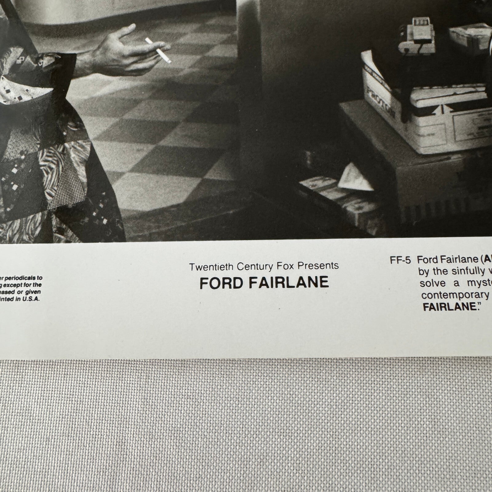 Andrew Dice Clay Priscilla Presley Ford Fairlane Movie Press Photo Photograph