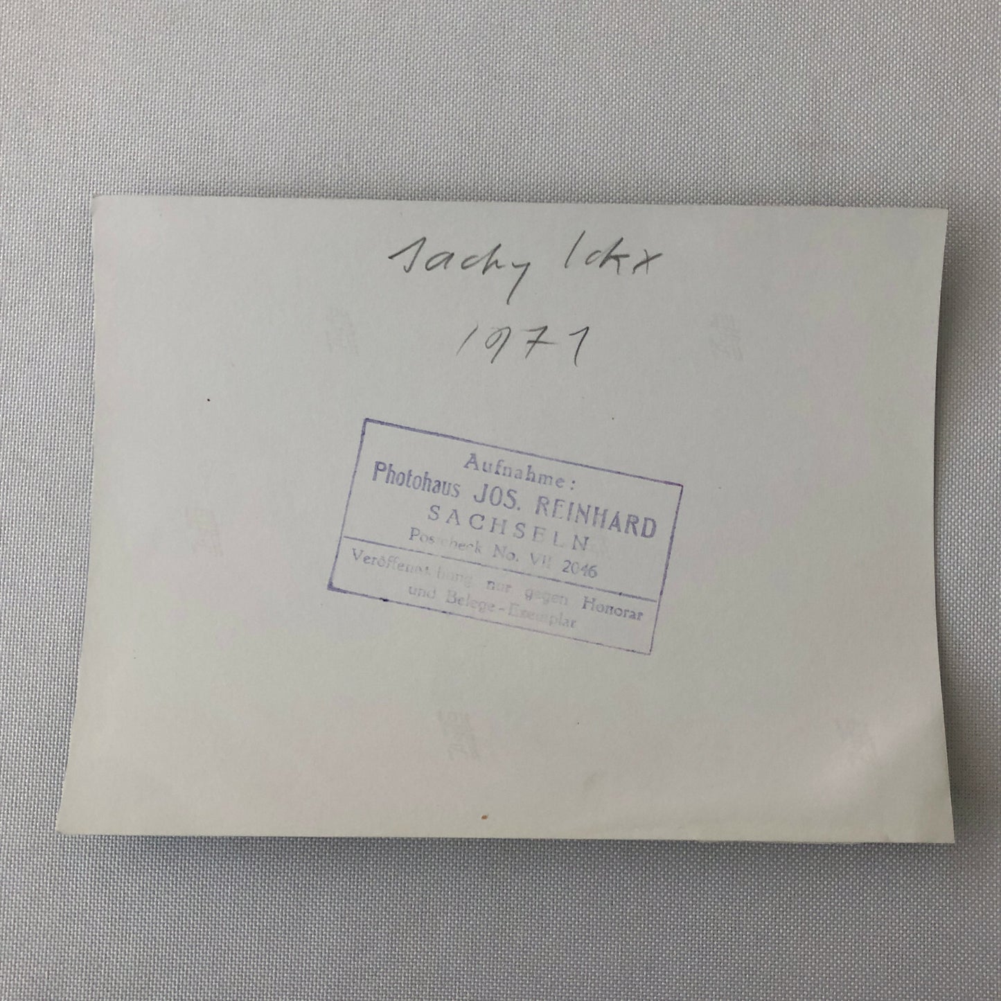 Vintage Racing Photo Photograph Jacky Ickx Driver 