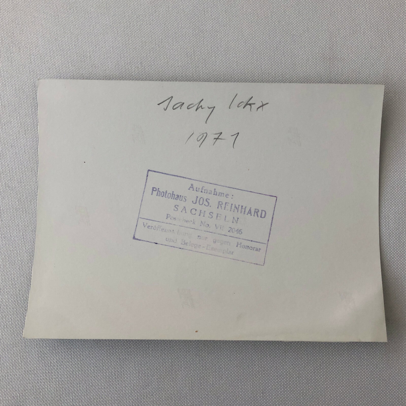 Vintage Racing Photo Photograph Jacky Ickx Driver 