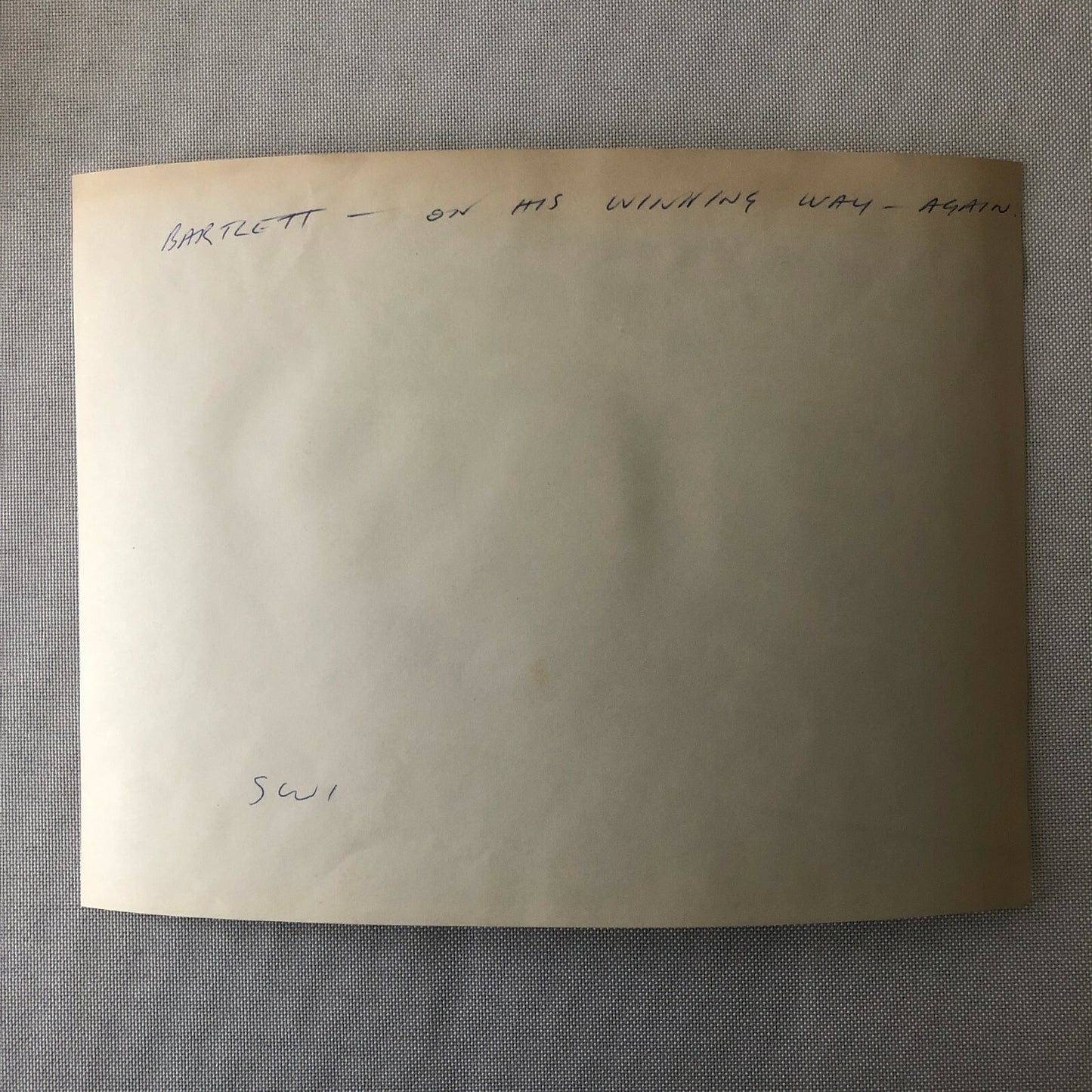 Vintage Racing Car Driver Photo Photograph Print - Bartlett ? 