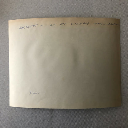 Vintage Racing Car Driver Photo Photograph Print - Bartlett ? 