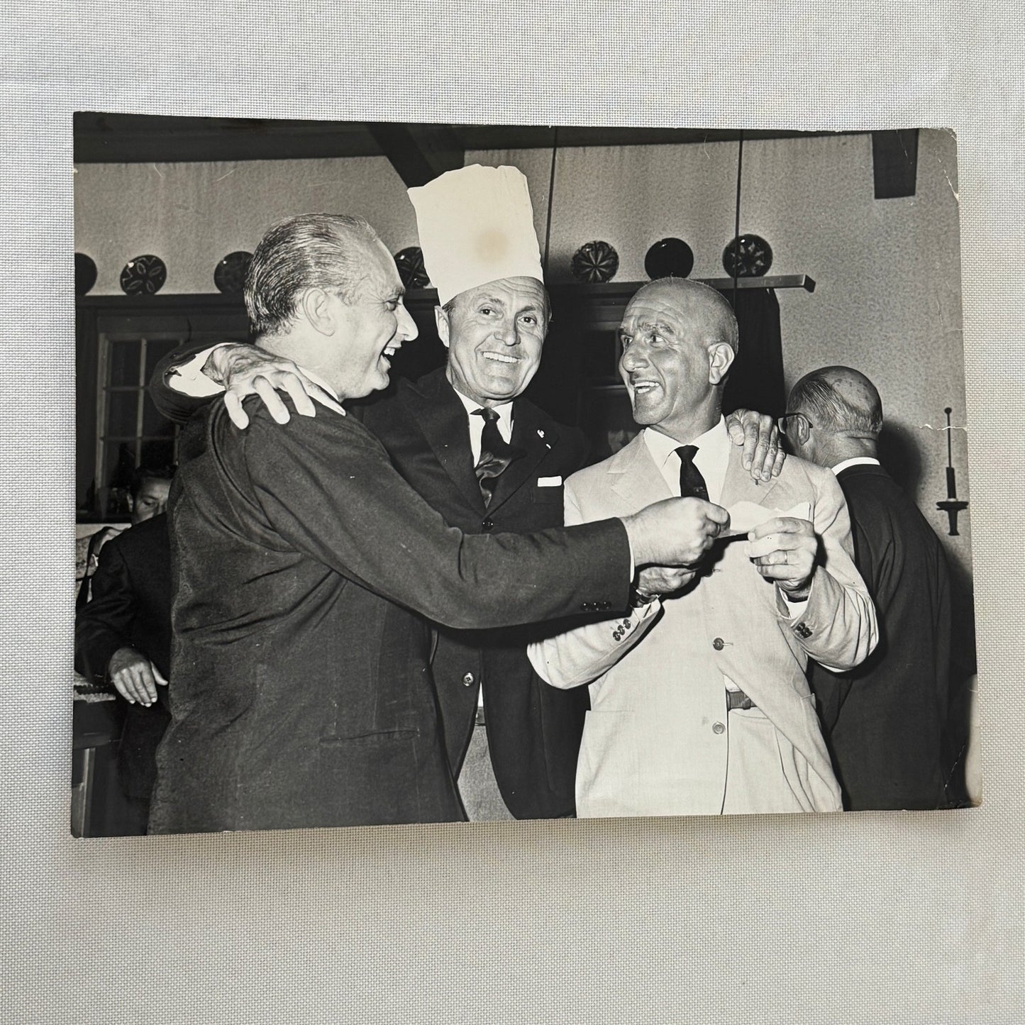 Juan Manuel Fangio Louis Chiron Nino Farina Press Photo Photograph 1962 Racing