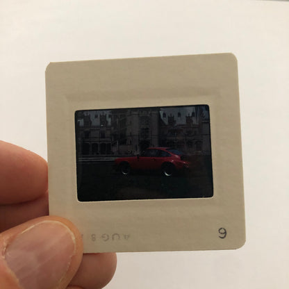 Porsche 911 Car 35mm Photo Slide Vintage 1981
