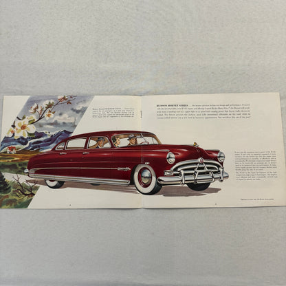 Hudson Hornet Car Sales Brochure Catalog Advertising Convertible Brougham Coupe