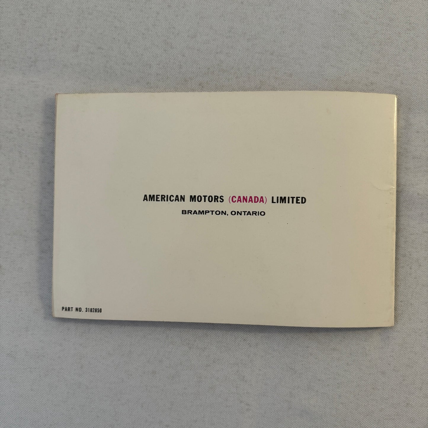 1966 American Motors Accessories Sales Brochure Catalog Advertising Wheels Radio