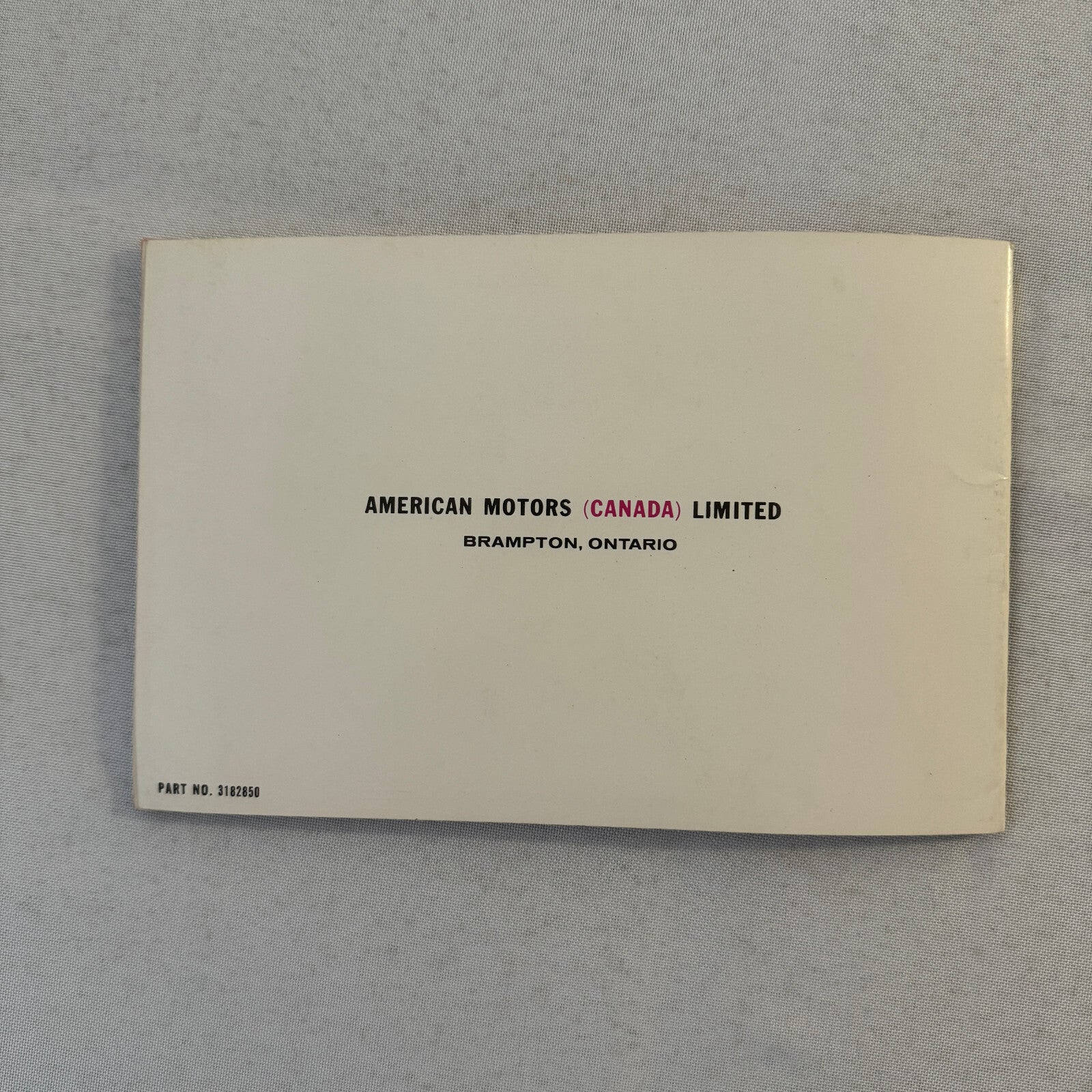 1966 American Motors Accessories Sales Brochure Catalog Advertising Wheels Radio