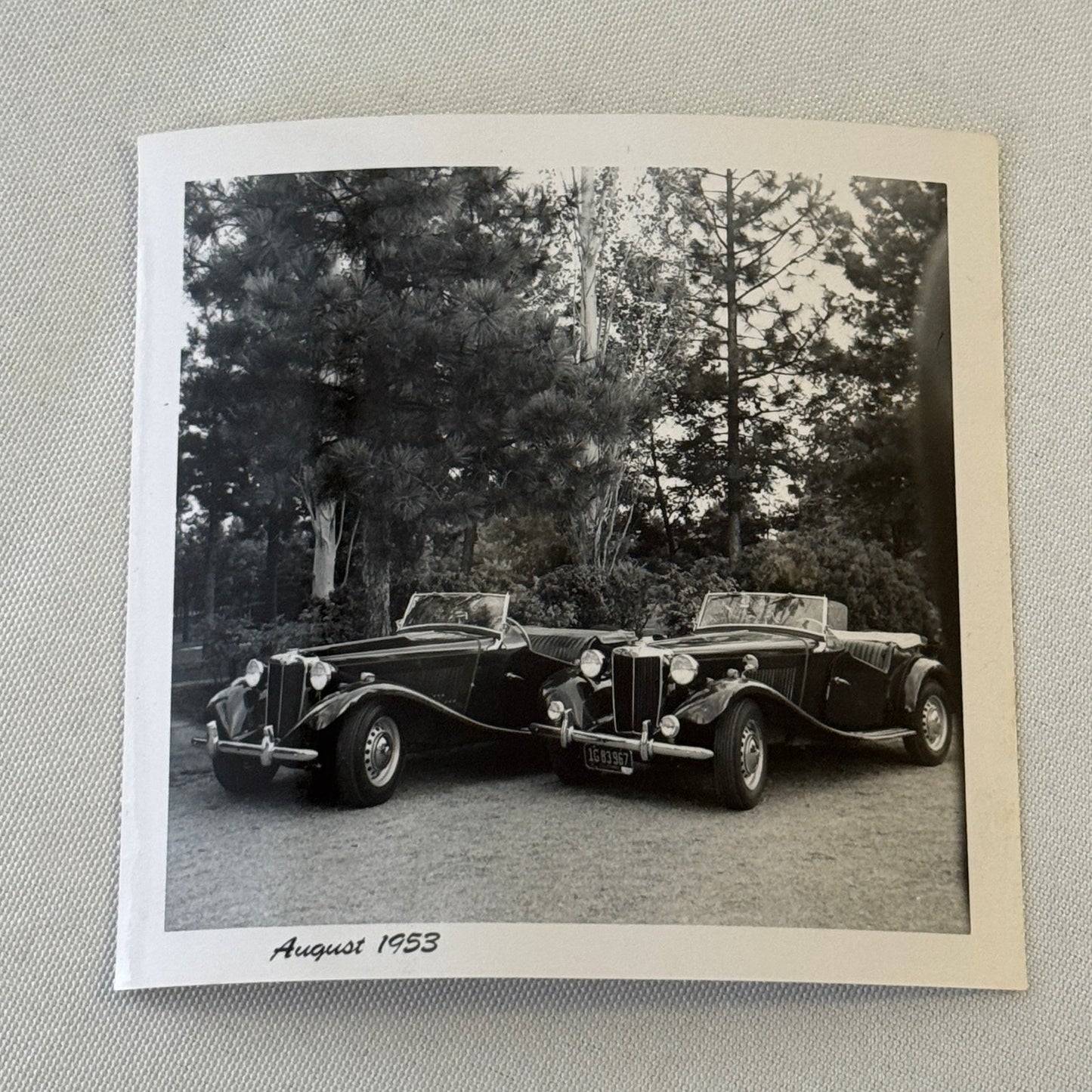 Vintage MG Roadster Car Photo Photograph Print Lot 13x 1953