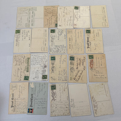 Antique Christmas & New Years Postcard Collection Lot Birds Flowers Xmas 100+