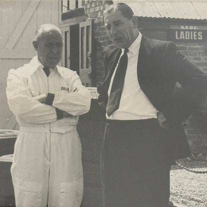 Vintage Racing Photo Stirling Moss Lotus Climax Car 1960 Dunlop Tire Silverstone